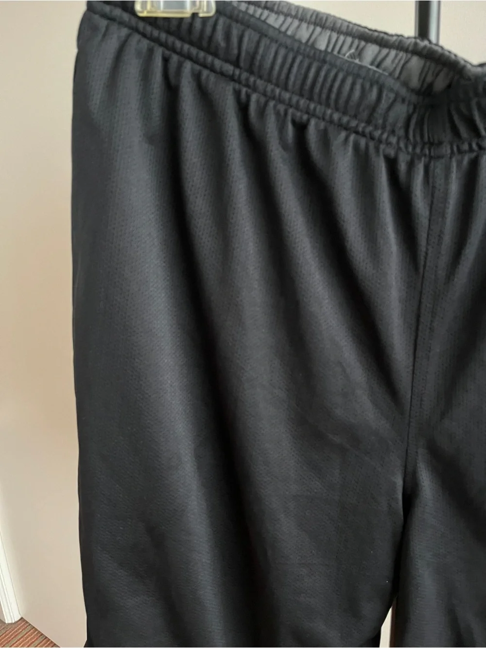 NWT Nike Athletic Training Walkin Soccer Workout Shorts Reversible Black Gray XL
